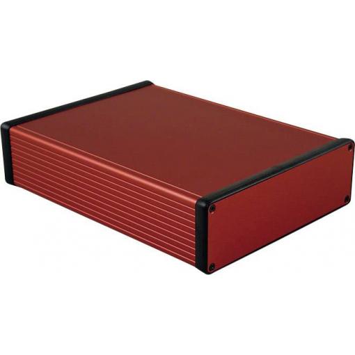 Hliníkové pouzdro 1455 Hammond Electronics 220 x 165 x 51.5 , červená