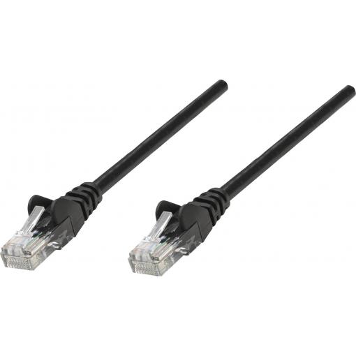 Intellinet 320740 RJ45 síťové kabely, propojovací kabely CAT 5e U/UTP 1.00 m černá 1 ks