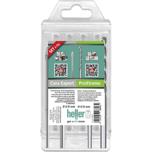 Heller Cera Expert + ProXtreme 28813 2 tvrdý kov vrták na dlaždice 4dílná trojhranná násada 1 ks