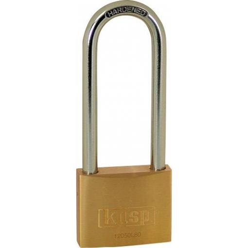 Kasp K12050L80D visací zámek 50 mm zlatožlutá na klíč