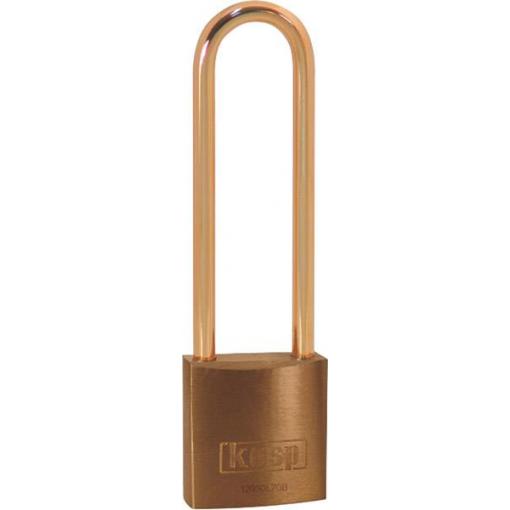 Kasp K12030L70BD visací zámek 30 mm zlatožlutá na klíč