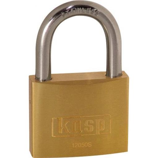 Kasp K12050SD visací zámek na klíč, 50 mm, mosaz