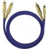 cinch audio kabel [2x cinch zástrčka - 2x cinch zástrčka] 5.00 m modrá pozlacené kontakty Oehlbach NF 1 Master