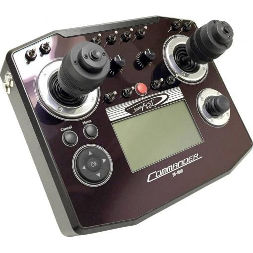 ScaleArt COMMANDER SA-1000 RC panelové dálkové ovládání 2,4 GHz Kanálů: 16 rozšíření joysticku