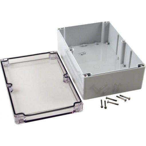 Hammond Electronics 1554VA2GYCL univerzální pouzdro 240 x 160 x 90 polykarbonát šedá, čirá 1 ks