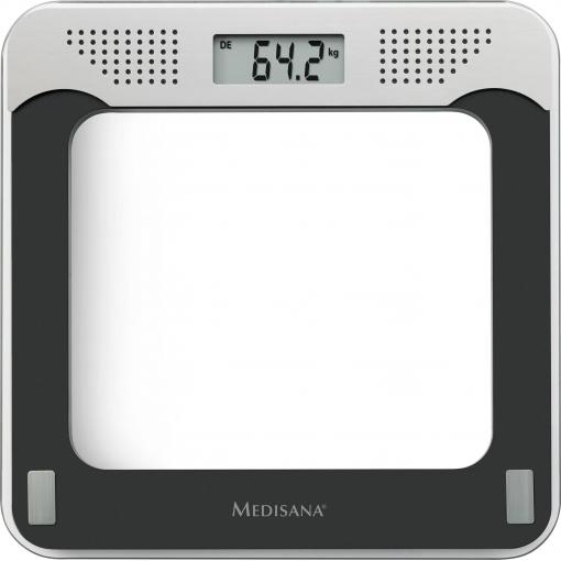 Medisana PS 425 digitální osobní váha 40448 Max. váživost=180 kg černá, šedá, sklo S hlasovým výstupem