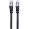 Intellinet 736855 RJ45 síťové kabely, propojovací kabely CAT 6A S/FTP 10.00 m černá fóliové stínění, stínění pletivem, bez halogenů 1 ks