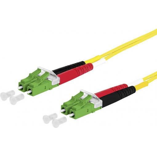 Metz Connect 151P1JAJA20E optické vlákno optické vlákno kabel 2.00 m žlutá [2x zástrčka LC - 2x zástrčka LC] 9/125 µ Singlemode OS2