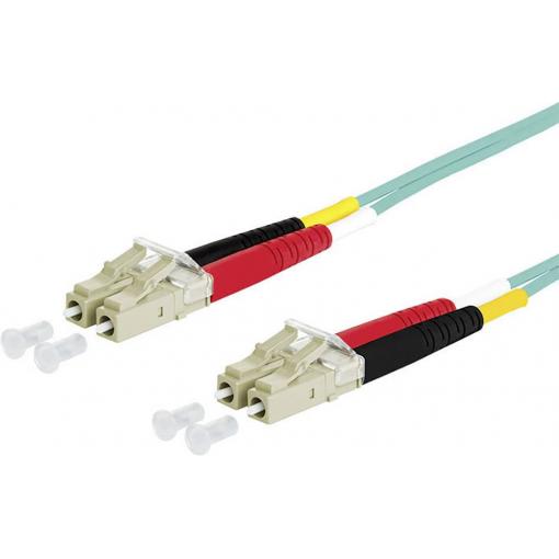 Metz Connect 151J1JOJO50E optické vlákno optické vlákno kabel 5.00 m tyrkysová [2x zástrčka LC - 2x zástrčka LC] 50/125 µ Multimode OM3