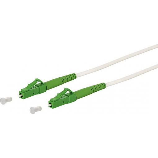 Metz Connect 151P7JAJA30E optické vlákno optické vlákno kabel 3.00 m žlutá [1x zástrčka LC - 1x zástrčka LC] 9/125 µ Singlemode OS2