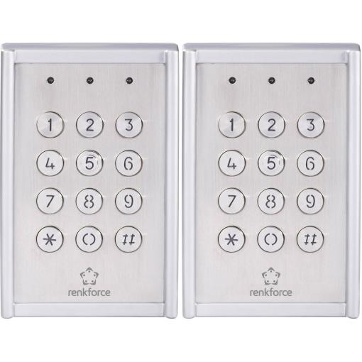 Renkforce RF-3422560 kódový zámek na omítku IP65, s podsvícenou klávesnicí