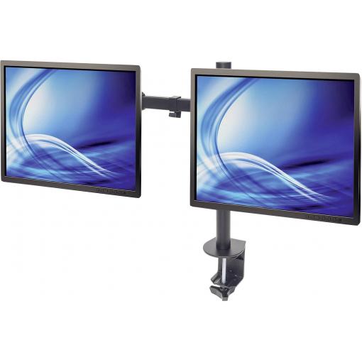 Manhattan držák na stůl pro monitor 461528 2 Displej: (s) 33,0 cm (13) - 81,3 cm (32) černá nastavitelná výška, naklápěcí, nakláněcí