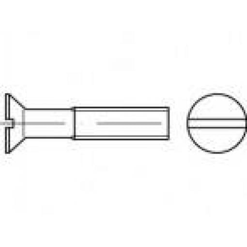 TOOLCRAFT TO-5361039 zápustný šroub M1.4 6 mm příruba nerezová ocel A2 1000 ks