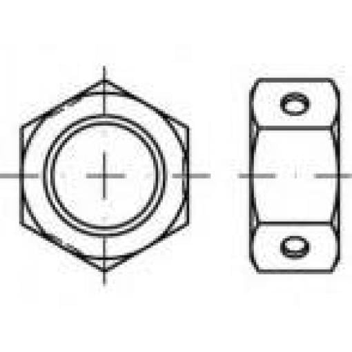 TOOLCRAFT TO-5379909 šestihranné matice M12 84032 nerezová ocel A2 250 ks