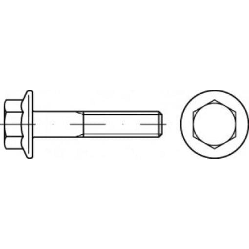 TOOLCRAFT TO-5391528 šestihranný šroub M16 50 mm vnější šestihran ocel galvanizováno zinkem 50 ks