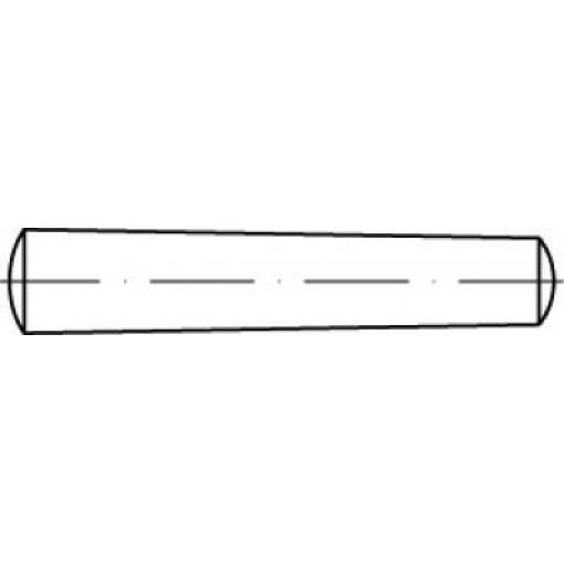 TOOLCRAFT TO-5393931 kuželový kolík 6 mm ocel 100 ks