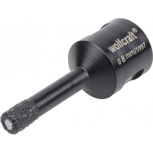 Wolfcraft 5997000 vrtací korunka 1 ks 8 mm diamantová vrstva 1 ks