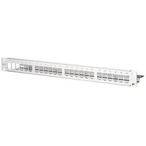 Metz Connect 130921-00-E 24 portů síťový patch panel 483 mm (19) nevybavený specifikací 1 U vícebarevná neosazený