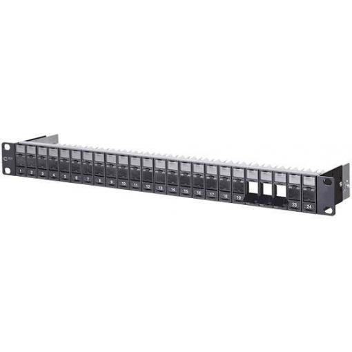 Metz Connect 130920-BK-E 24 portů síťový patch panel 483 mm (19) nevybavený specifikací 1 U neosazený