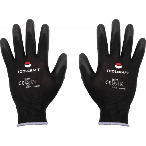 TOOLCRAFT TO-5621553 polyester, polyuretan pracovní rukavice Velikost rukavic: 11 CAT II 1 pár