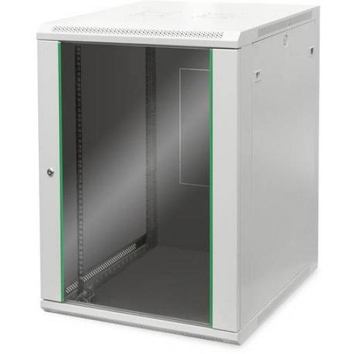 Digitus DN-19 16U-6/6-EC 19 nástěnná rozváděcí skříň (š x v x h) 600 x 816 x 600 mm 16 U šedobílá (RAL 7035)