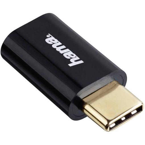 Hama USB 2.0 adaptér [1x USB-C™ zástrčka - 1x micro USB 2.0 zásuvka B]