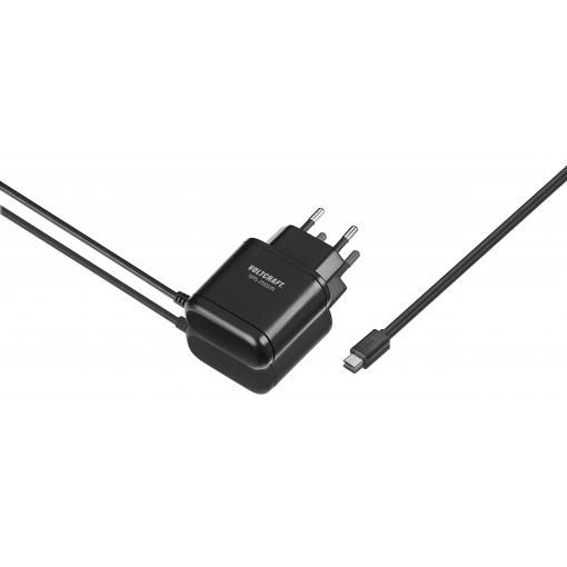 VOLTCRAFT SPS-2502/R zásuvkový napájecí adaptér, stálé napětí Vhodné pro (vývojové sady): Raspberry Pi® Výstupní proud (max.) 2500 mA 1 x micro USB 2.0