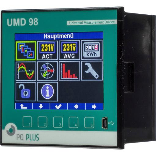 PQ Plus UMD 98RCM-T digitální panelový měřič