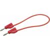 VOLTCRAFT MSB-300 sada měřicích kabelů lamelová zástrčka 4 mm silikon 25.00 cm 12 ks