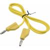 VOLTCRAFT MSB-300 sada měřicích kabelů lamelová zástrčka 4 mm silikon 0.50 m 12 ks