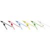 VOLTCRAFT MSB-300 sada měřicích kabelů lamelová zástrčka 4 mm silikon 0.75 m 12 ks