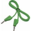 VOLTCRAFT MSB-300 sada měřicích kabelů lamelová zástrčka 4 mm silikon 1.00 m 12 ks
