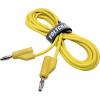 VOLTCRAFT MSB-300 sada měřicích kabelů lamelová zástrčka 4 mm silikon 2.00 m 12 ks