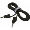 VOLTCRAFT MSB-300 sada měřicích kabelů lamelová zástrčka 4 mm silikon 2.00 m 12 ks