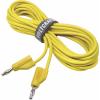 VOLTCRAFT MSB-300 sada měřicích kabelů lamelová zástrčka 4 mm silikon 5.00 m 12 ks