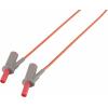 VOLTCRAFT MSB-501 sada měřicích kabelů lamelová zástrčka 4 mm lamelová zástrčka 4 mm 25.00 cm 12 ks