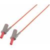VOLTCRAFT MSB-501 sada měřicích kabelů lamelová zástrčka 4 mm lamelová zástrčka 4 mm 5.00 m 12 ks
