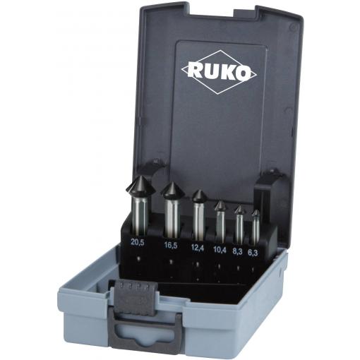 RUKO ULTIMATECUT 102790PRO sada záhlubníků 6dílná 6.3 mm, 8.3 mm, 10.4 mm, 12.4 mm, 16.5 mm, 20.5 mm válcová stopka 1 sada