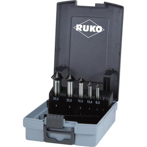 RUKO ULTIMATECUT 102791PRO sada záhlubníků 5dílná 6.3 mm, 10.4 mm, 12.4 mm, 16.5 mm, 20.5 mm, 25 mm válcová stopka 1 sada