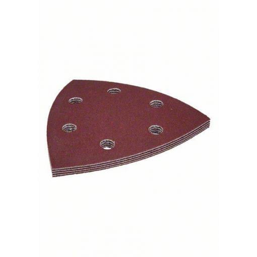 Bosch Accessories 2608621687 2608621687 brusný papír pro delta brusky Zrnitost 120 (d x š) 93 mm x 93 mm 5 ks