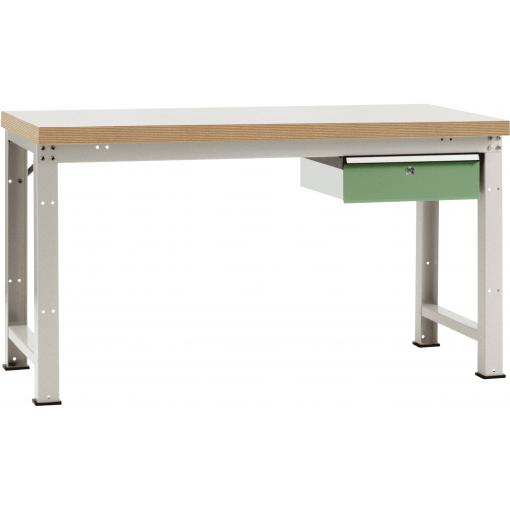 Manuflex WP5407.6011 pracovní stůl rezedově zelená (RAL 6011)