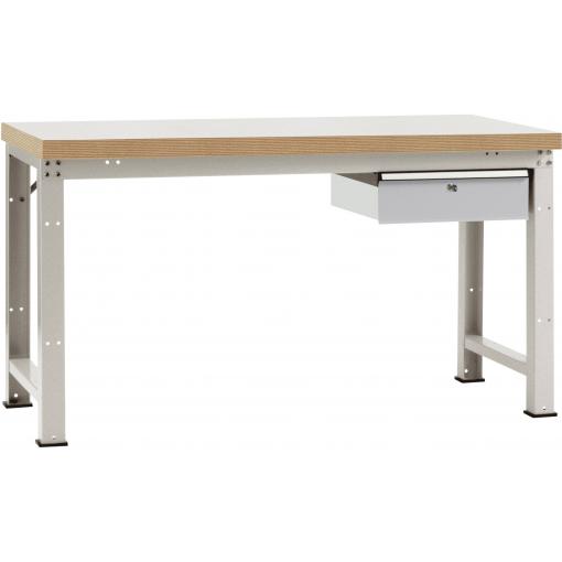 Manuflex WP5407.9006 pracovní stůl hliníkově stříbrná