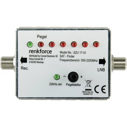 Renkforce RF-4470372 vyhledávač satelitního signálu