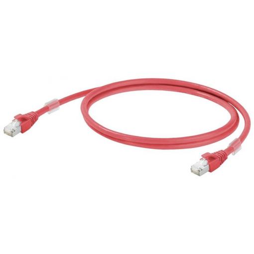 Weidmüller 1166030100 RJ45 síťové kabely, propojovací kabely CAT 6A S/FTP 10.00 m červená samozhášecí 1 ks