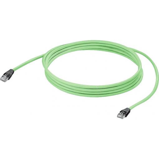 Weidmüller 1177270000 RJ45 síťové kabely, propojovací kabely CAT 5e SF/UTP 2.00 m zelená samozhášecí, odolné proti oleji, odolné proti UV záření 1 ks