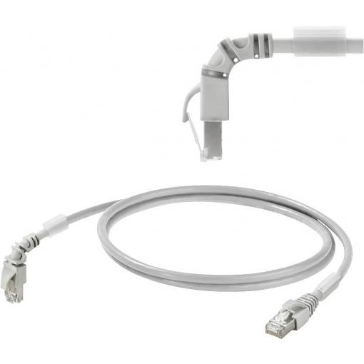 Weidmüller 1233160100 RJ45 síťové kabely, propojovací kabely CAT 6A S/FTP 10.00 m šedá samozhášecí 1 ks