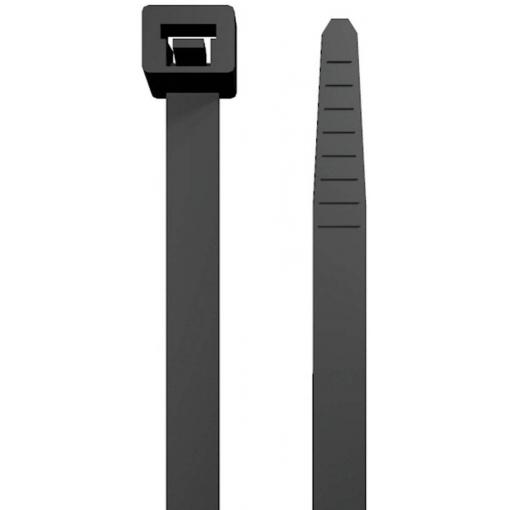 Weidmüller 7940006085, CB 1000/12.5 BLACK, stahovací pásky, 12.5 mm, 1000 mm, černá, 50 ks