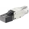 Renkforce RF-4495306, zástrčka RJ45, zástrčka, stříbrná, 1 ks