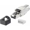 Renkforce RF-4495306, zástrčka RJ45, zástrčka, stříbrná, 1 ks