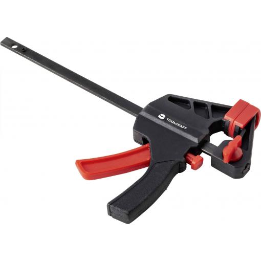 Jednoruční svěrka TOOLCRAFT TO-6743691 Rozpětí (max.):100 mm Vnější délka: 180 mm Délka vyložení:35 mm